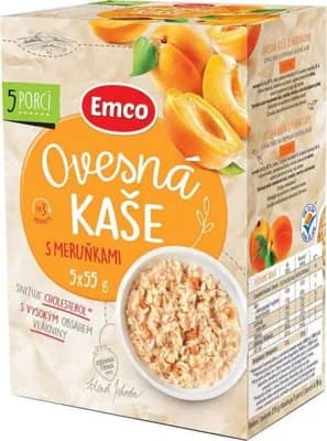 Emco Ovesná kaše s meruňkami 5x55g