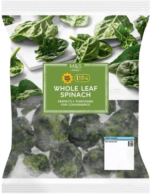 Marks & Spencer Celé špenátové listy