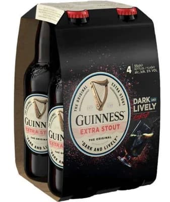 Guinness Pivo Extra Stout 4x330ml
