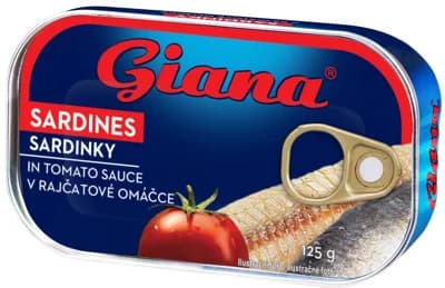 Giana Sardinky v rajčatové omáčce