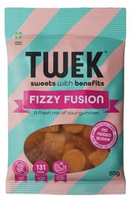 TWEEK FIZZY FUSION Kyselé želé bonbony bez přidaného cukru