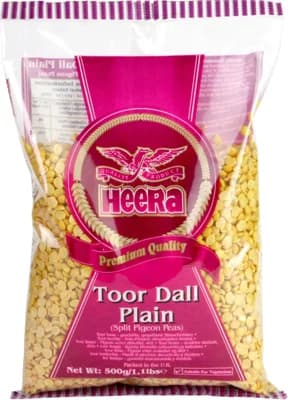 Heera Žlutý hrách loupaný půlený (Toor dall)