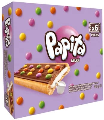 Papita Mléčná multipack
