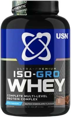 USN ISO-GRO Whey - holandská čokoláda