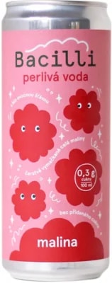 Bacilli BIO Perlivá voda Malina