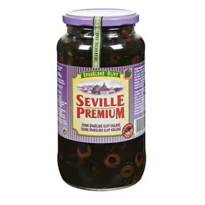 SEVILLE PREMIUM Olivy černé krájené