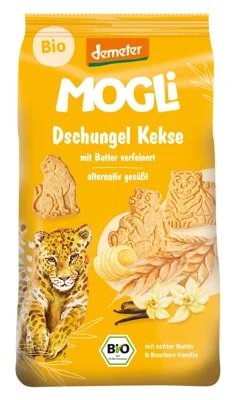 Mogli BIO Vanilkové sušenky s certifikací Demeter