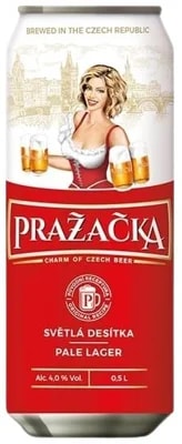 Bakalář Pražačka výčepní světlé plech