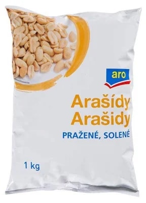 ARO Arašídy pražené, solené