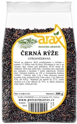 Arax Rýže černá střednězrnná