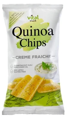 Vital Snack Quinoa Chips Creme fraiche