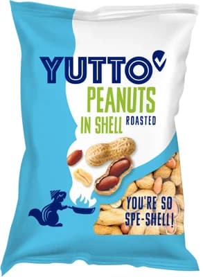 Yutto Jumbo arašídy, neloupané, pražené