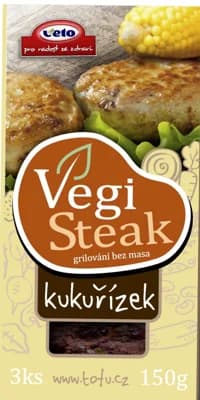 Vegi Steak Kukuřízek, 3 ks