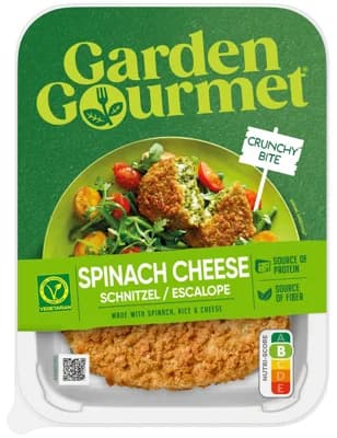 Garden Gourmet Vegetariánský špenátovo-sýrový řízek
