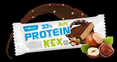 Max Sport  Protein Kex Oříšek proteinová oplatka s krémovou náplní