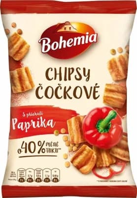 Bohemia Chipsy čočkové s příchutí paprika