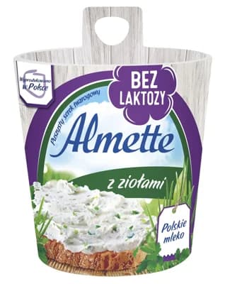 Almette Tvarohový sýr s bylinkami bez laktózy