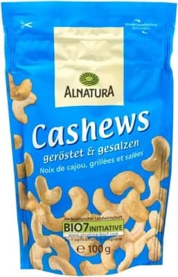 Alnatura BIO Kešu ořechy pražené a solené