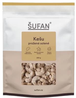 Šufan Ořechy - kešu pražené solené