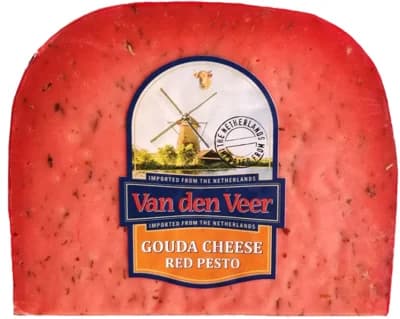 Van den Veer Gouda s červeným pestem výkroj