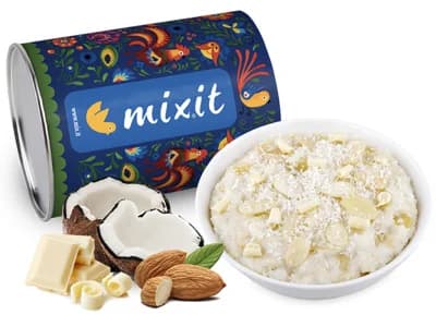 MIXIT Kokosová kaše s bílou čokoládou