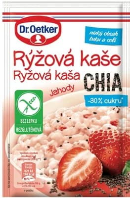 Dr.Oetker Rýžová kaše jahody a chia bez lepku