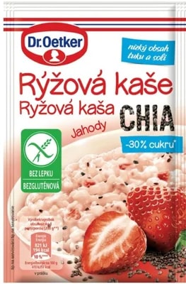 Dr.Oetker Rýžová kaše jahody a chia bez lepku