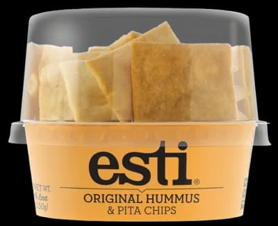 Esti Hummus original a pita chipsy