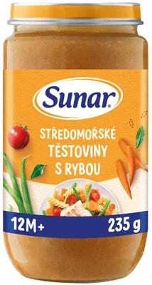Sunar Příkrm středomořské těstoviny s rybou