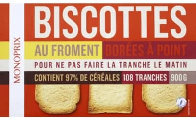 Monoprix Pšeničný Suchar