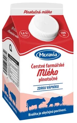 Moravia Mléko farmářské plnotučné, 3,5%