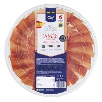 METRO Chef Jamón Serrano Gran Reserva plátky chlaz. cca