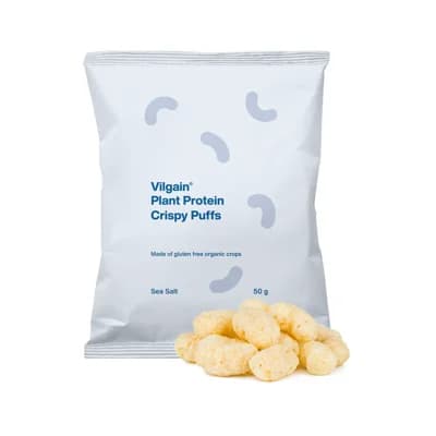 Vilgain Plant Protein Crispy Puffs BIO – mořská sůl
