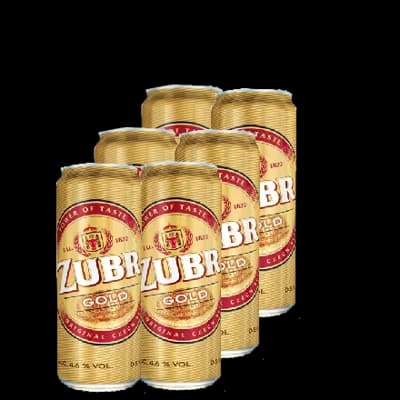 Zubr Gold 11 6x500ml, plech