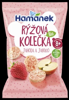 Hamánek Rýžová kolečka, Jahoda & Jablko