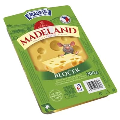 Madeland sýr 45% bloček chlaz.
