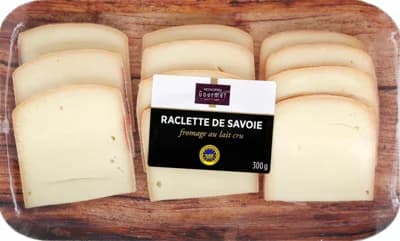 Monoprix Gourmet Raclette de Savoie z nepasterizovaného kravského mléka, plátky