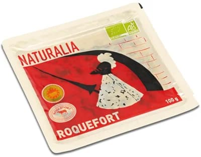 Naturalia BIO Sýr Roquefort z ovčího mléka AOP, bloček
