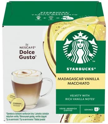 Starbucks Madagaskar Vanilla Latte Macchiato by Nescafé Dolce Gusto kapsle