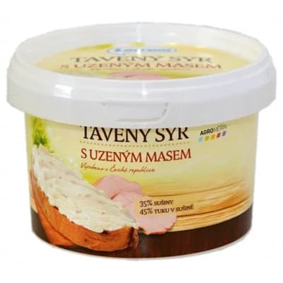 Tavený sýr s uzeným masem - kbelík