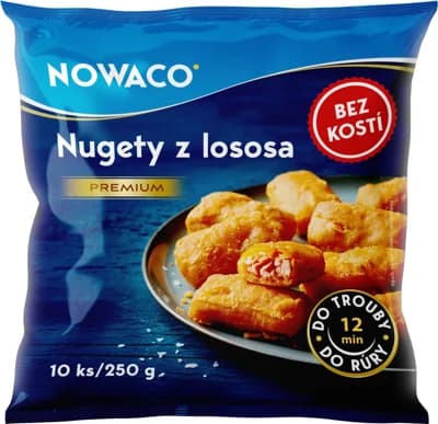 Nowaco Nugety z lososa nemleté