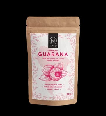 NATU Guarana BIO prášek 80 g