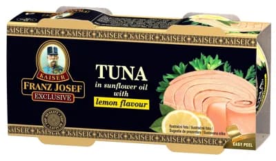Franz Josef Kaiser Tuňák steak ve slunečnicovém oleji s citronem Pack