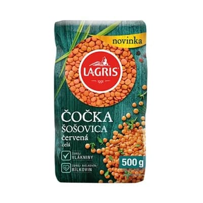 LAGRIS Čočka červená loupaná celá