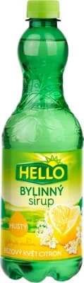 Hello bylinný sirup Bezový květ Citron