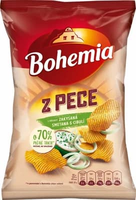 Bohemia chips Z Pece zakysaná smetana a cibule