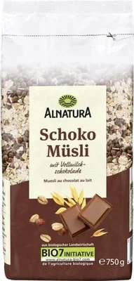 ALNATURA BIO Müsli s mléčnou čokoládou