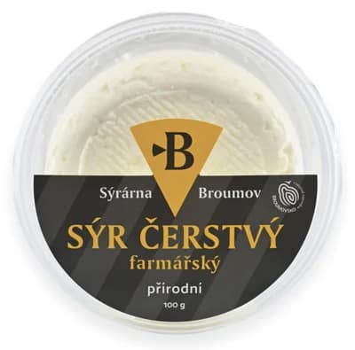 Sýrárna Broumov Čerstvý farmářský sýr přírodní
