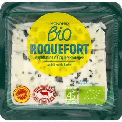 Monoprix BIO Sýr Roquefort z ovčího mléka