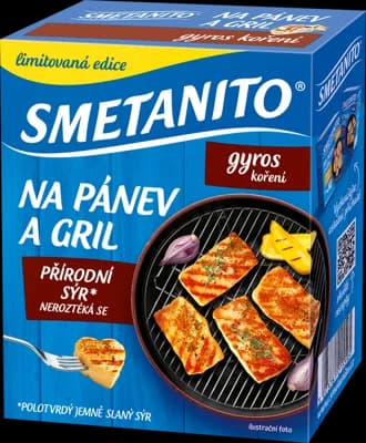 Smetanito Sýr na gril a na pánev gyros